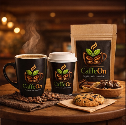CaffeOn Logo