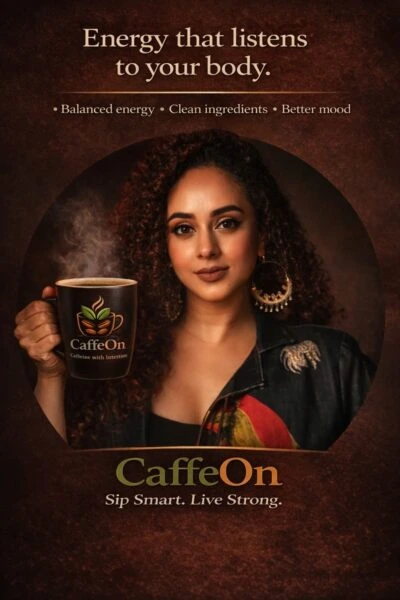 Influencer Branding for the brand CaffeOn